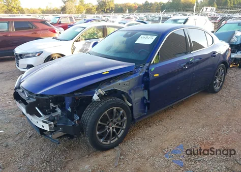 2020 Alfa Romeo Giulia Rwd from USA, damaged, VIN ZARFAMAN6L7636528